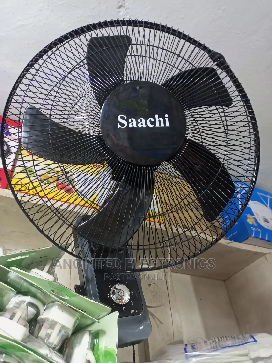 Sachi Wall Fans Black