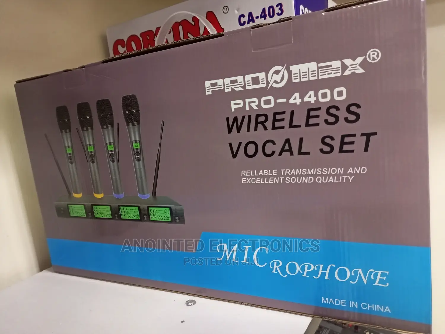Original Microphone With 4 Wireless