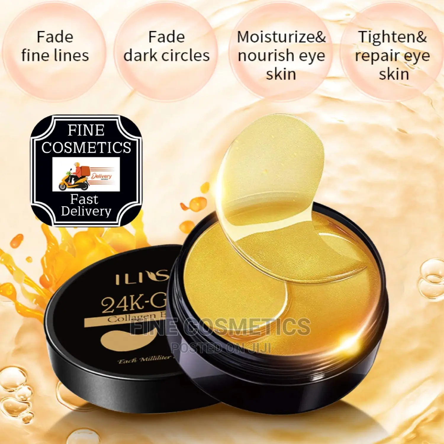 Dr Rashel Gold Collagen Anti Eye-Bags Hydrogel Eye Mask