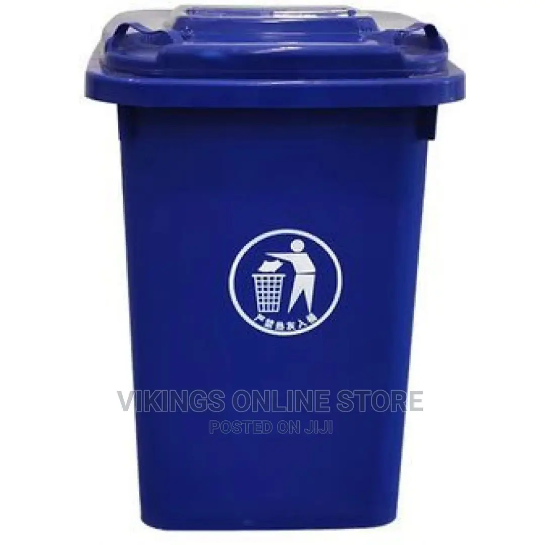 Outdoor Plastic Waste Bin, 50L