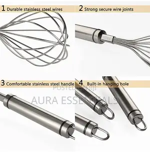 Stainless Steel Manual Egg Beater