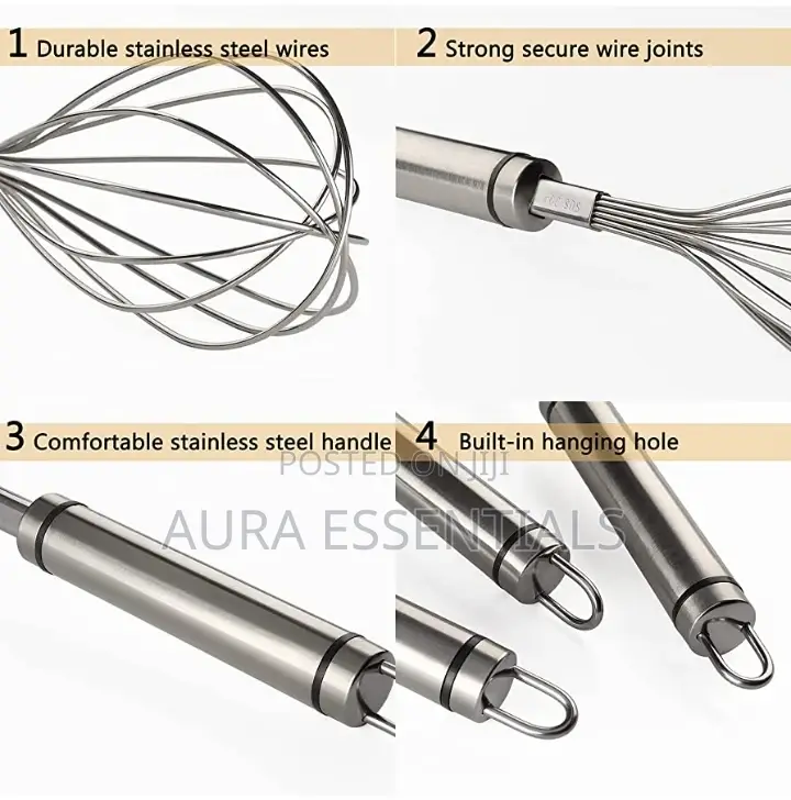 Stainless Steel Manual Egg Beater