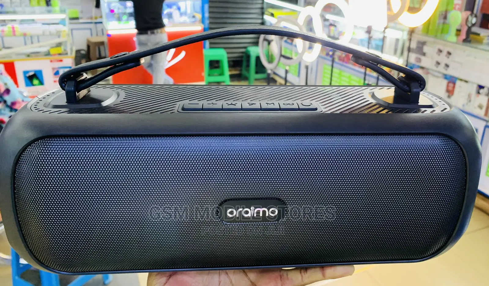 Oraimo Bass Go Boom Dynamic Light Effects Portable Speaker