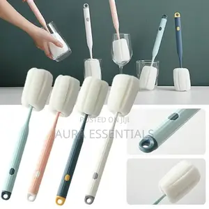 Long Handle Glass/Bottle Cleaning Sponge Brush