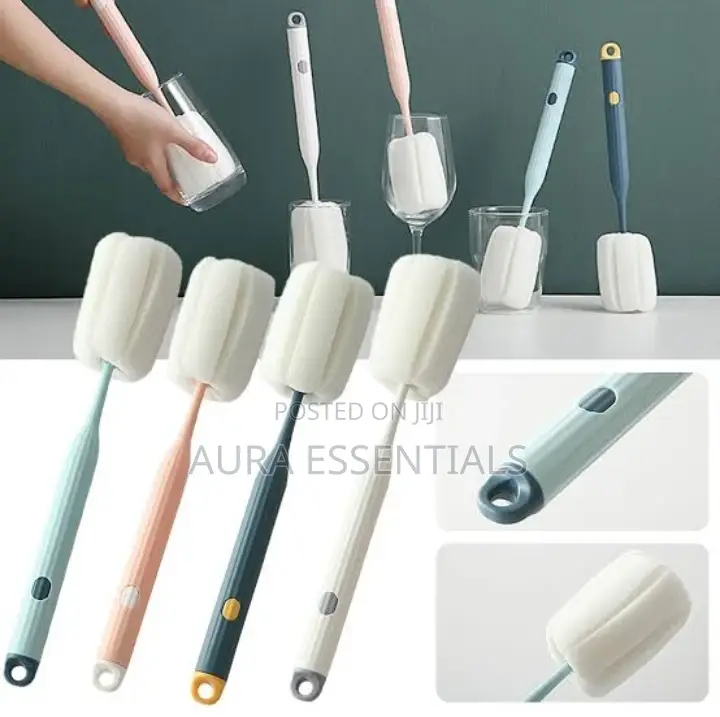 Long Handle Glass/Bottle Cleaning Sponge Brush