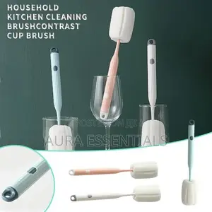Long Handle Glass/Bottle Cleaning Sponge Brush