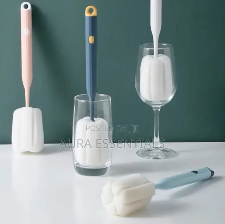 Long Handle Glass/Bottle Cleaning Sponge Brush