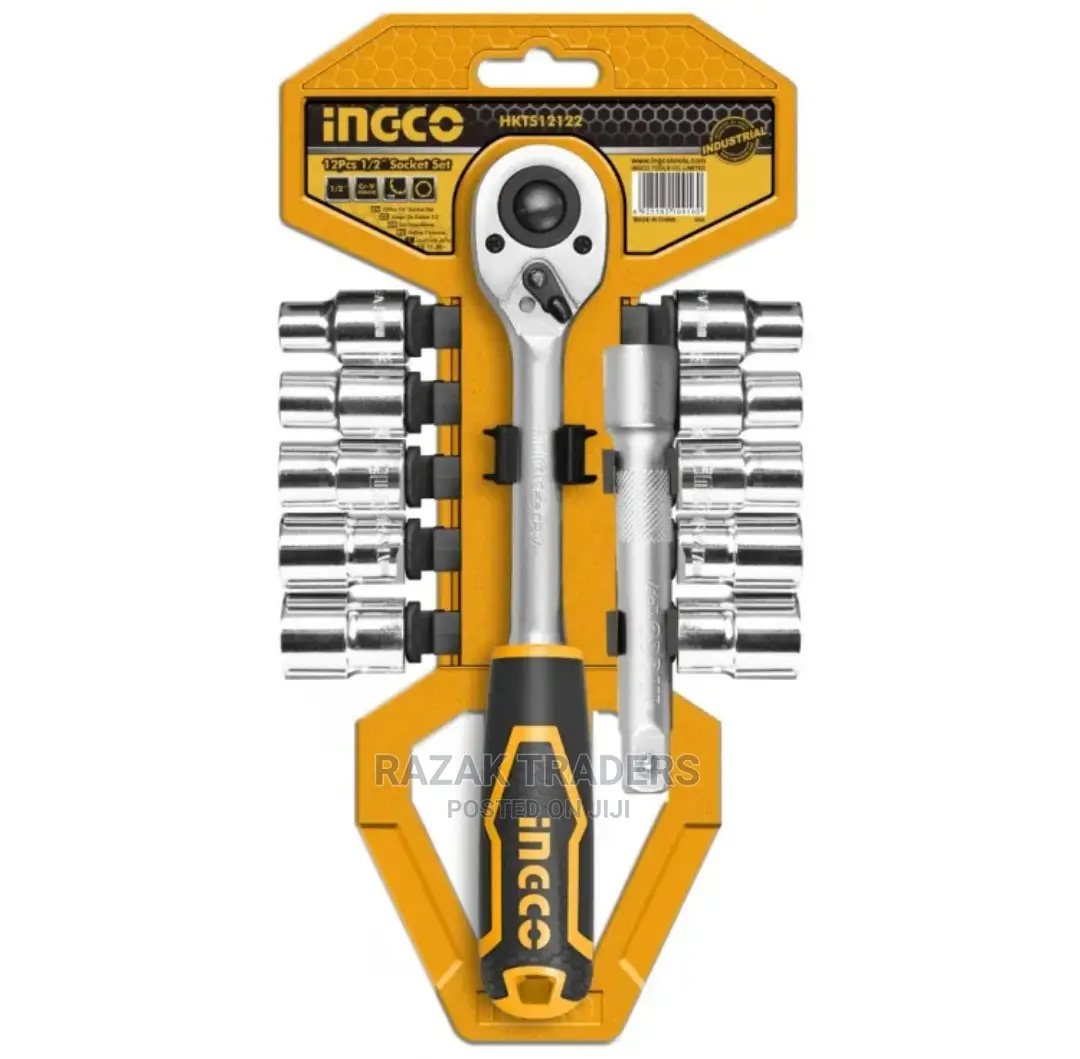 Ingco HKTS12122 12pcs 1/4" Socket Set