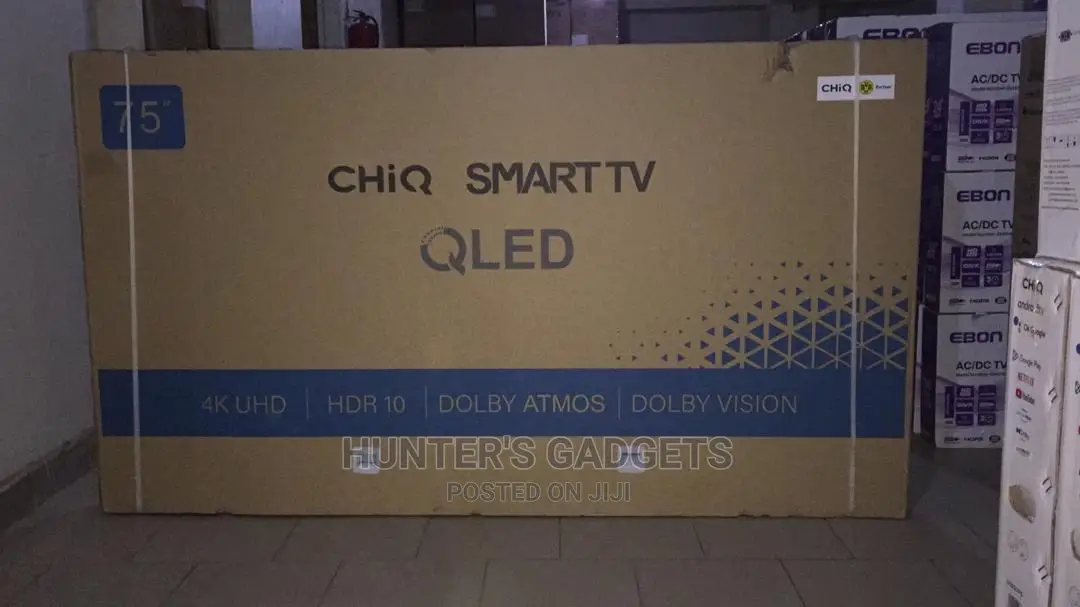 Chiq 75inch Smart Qled Tv HDR 10 Uhd With Dolby Vision
