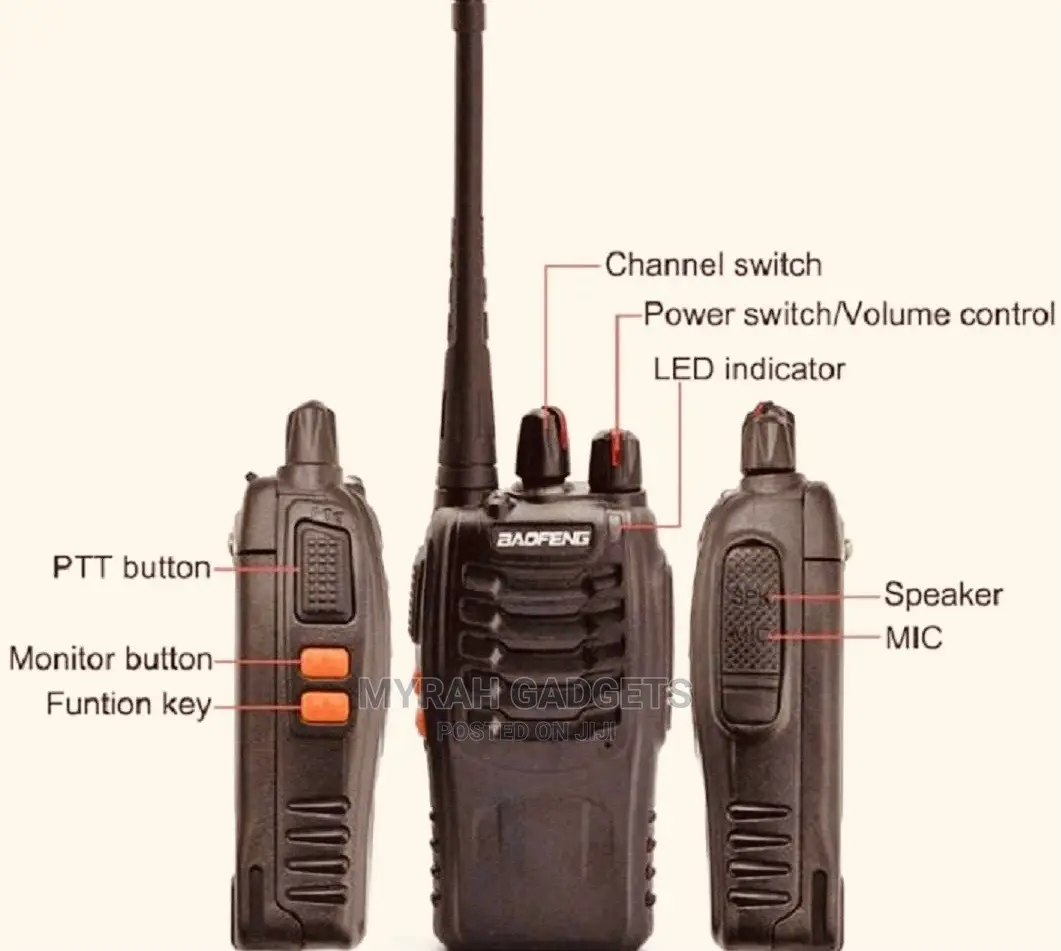 Baofeng Walkie-Talkie With a Strong Battery