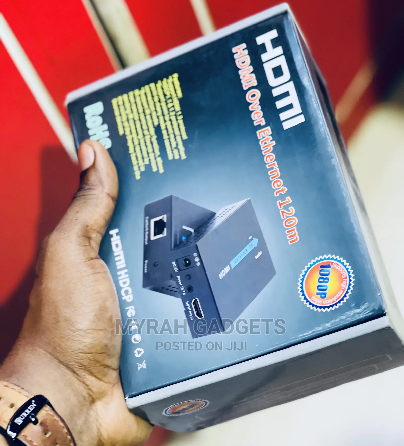 Hdmi. Over Ethernet 120M Range Extender