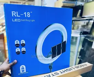 Rl-18 LED Soft Ring Light With a Tripod Stand Remote