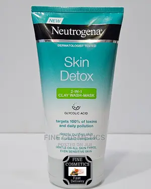 ORIGINAL Neutrogena Skin Detox Clarifyng Clay Face Wash Mask