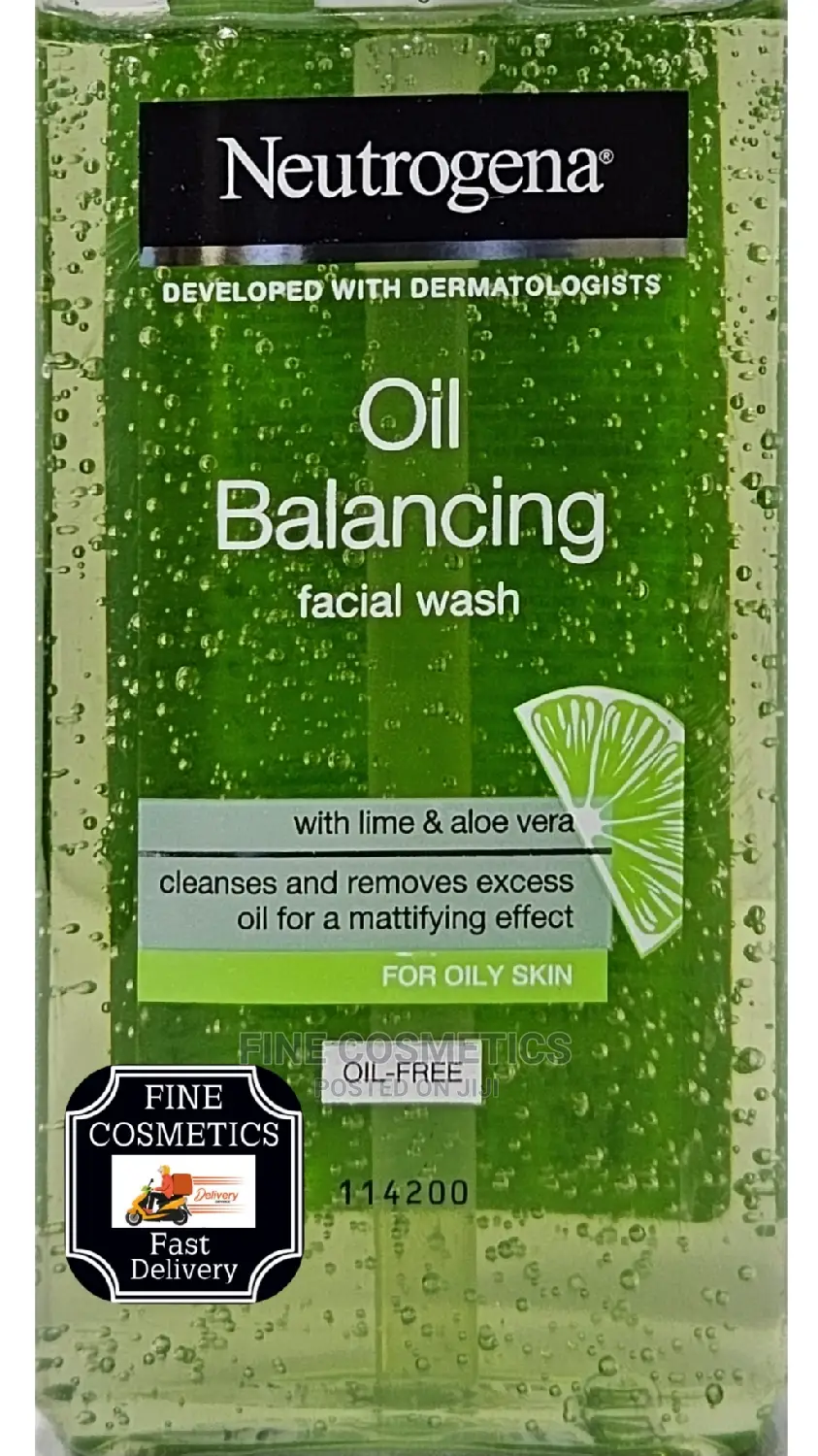 NEUTROGENA Oil Balancing Aloe Vera Face Wash for Oily Skin