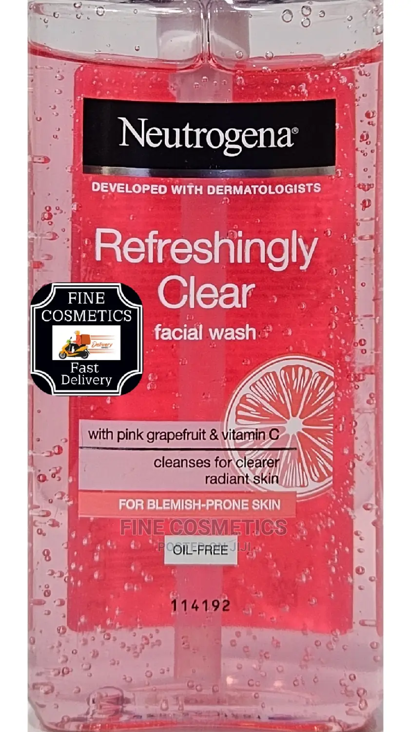 Neutrogena Vitamin C Refreshing Clear Pink Grape Facial Wash