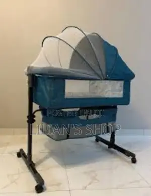 New Born Beside Portable Crib