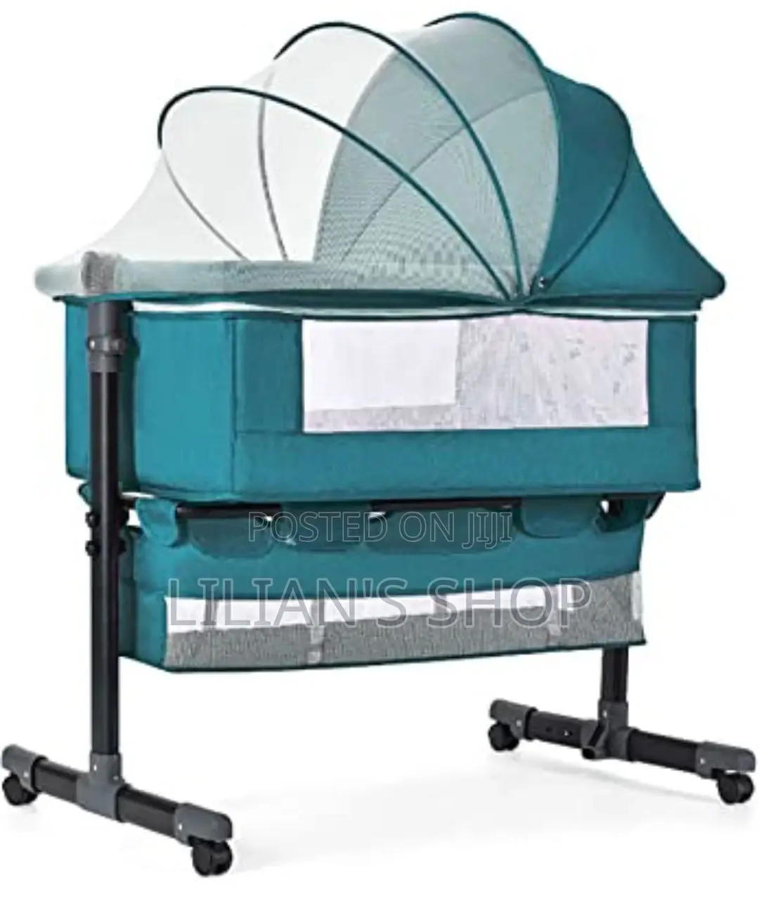 New Born Beside Portable Crib