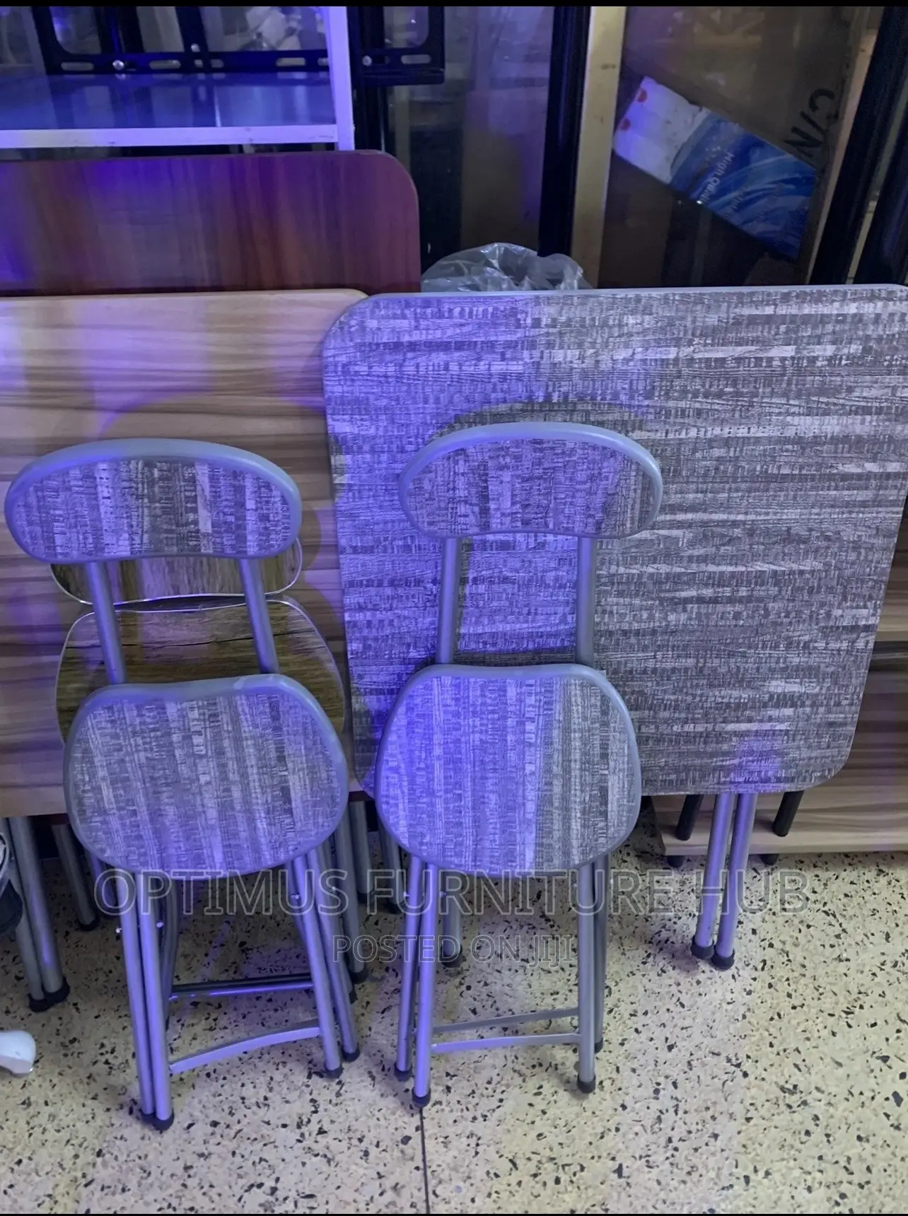 Foldable Set (Chairs and Table)