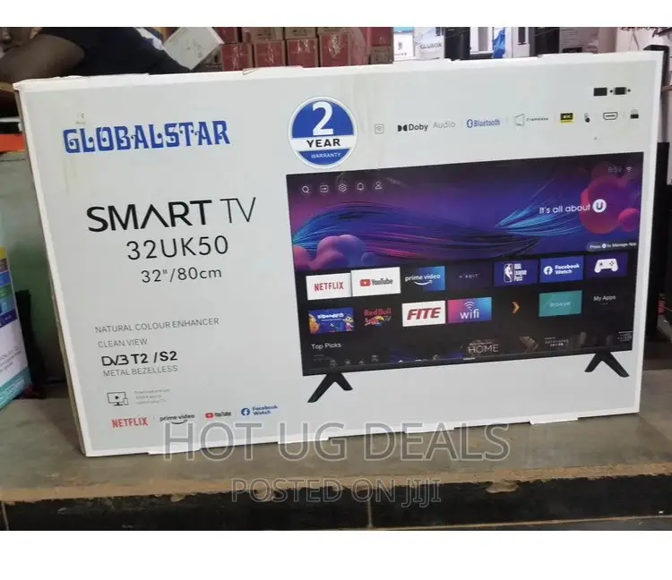 Global Star 32 Inch Frameless Smart Tv – Vidaa