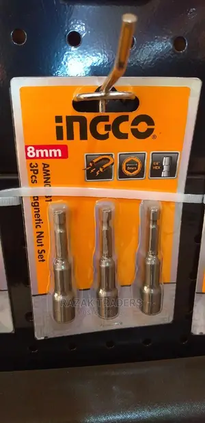 Magnetic Nut Set 3pcs - 8mm