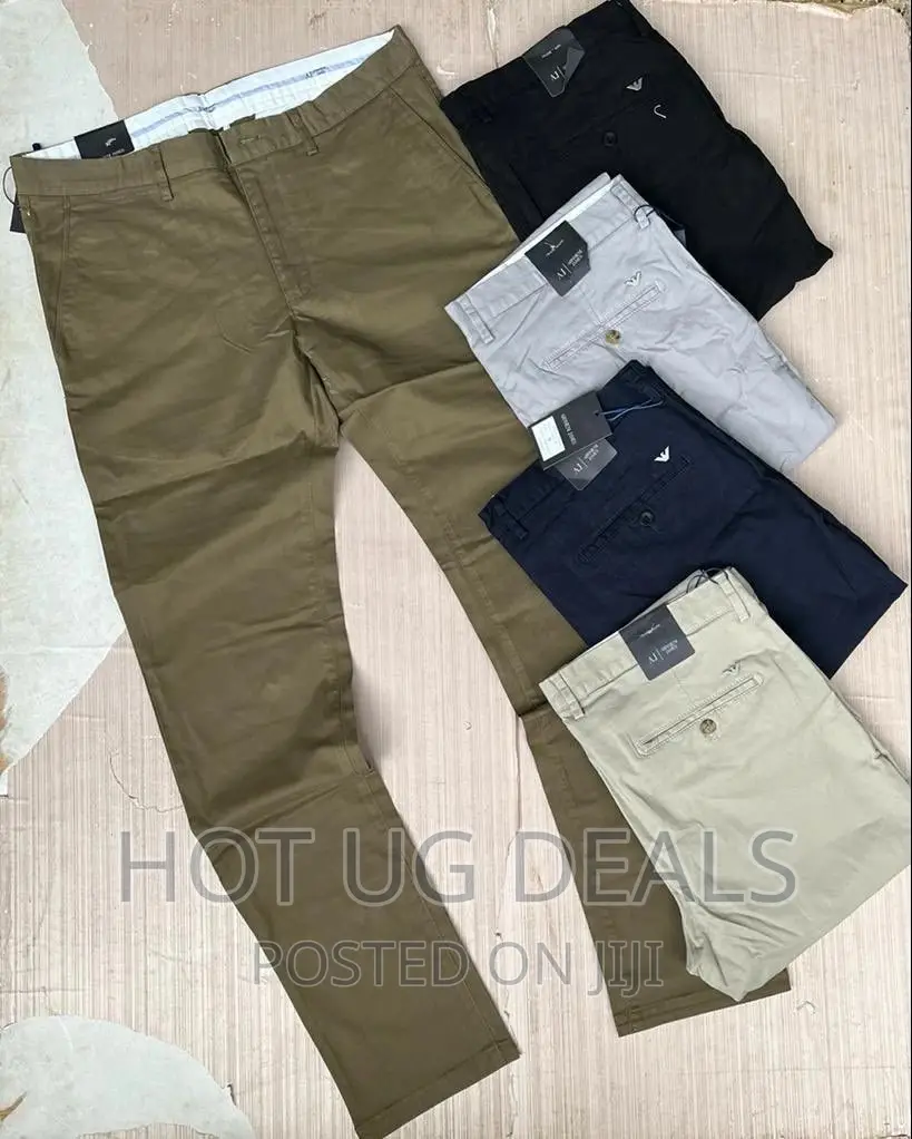 5 Pack of Men’S Stretch Soft Khaki - Multicolor