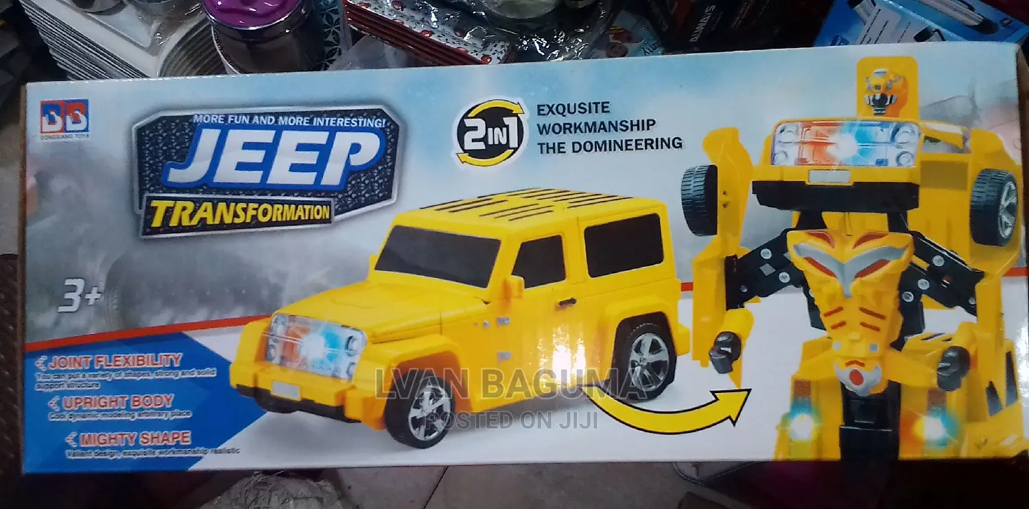 2 in 1 Jeep / Robot Vehicle Transformation Toy for Kids