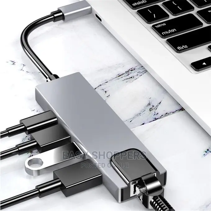 5 in 1 Usb Type C Hub With Ethernet
