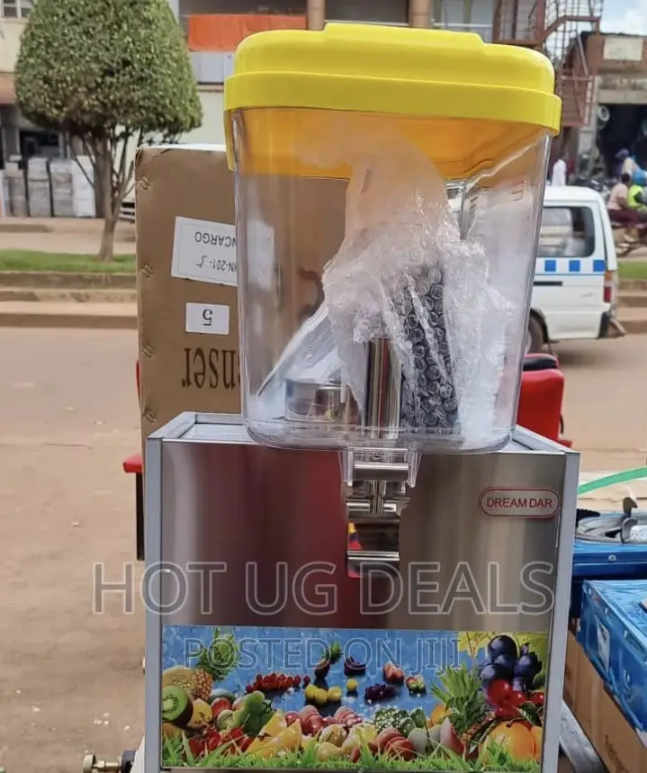 9L Single Juice Dispenser – White/ Yellow