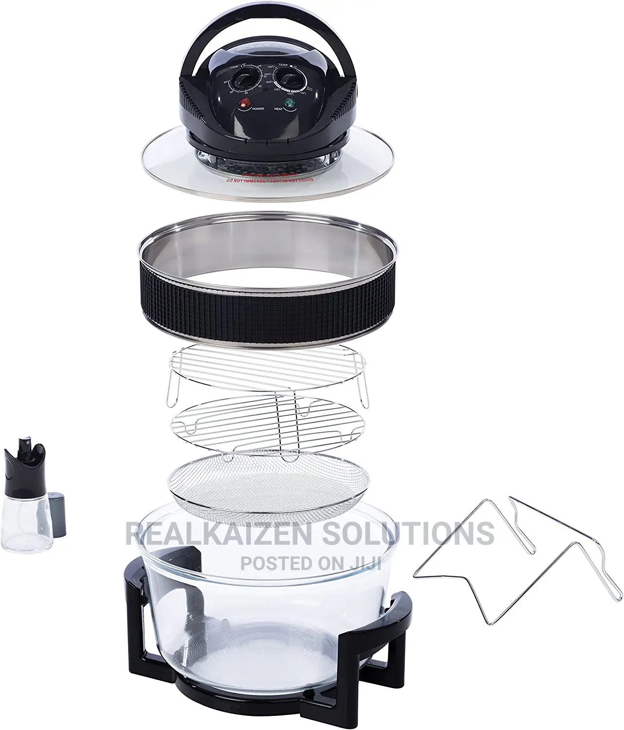 UK DAEWOO 17L Healthy Halogen Air Fryer Bake| Roast| Grill