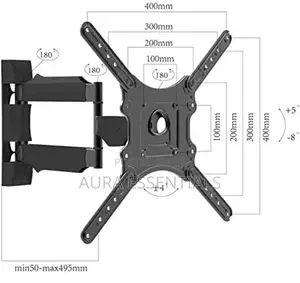 TV Wall Mount Swivel Tilts Extension Heavy Duty Tv Wall Brac