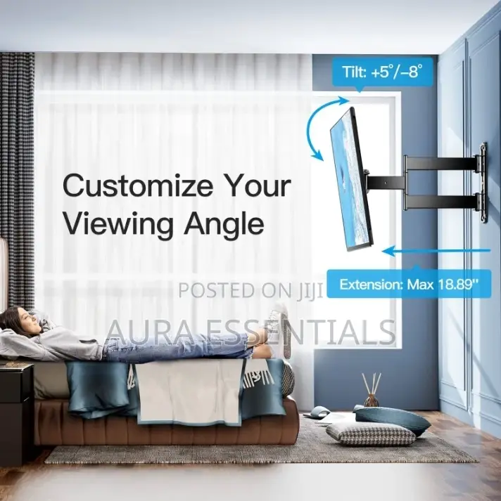 TV Wall Mount Swivel Tilts Extension Heavy Duty Tv Wall Brac