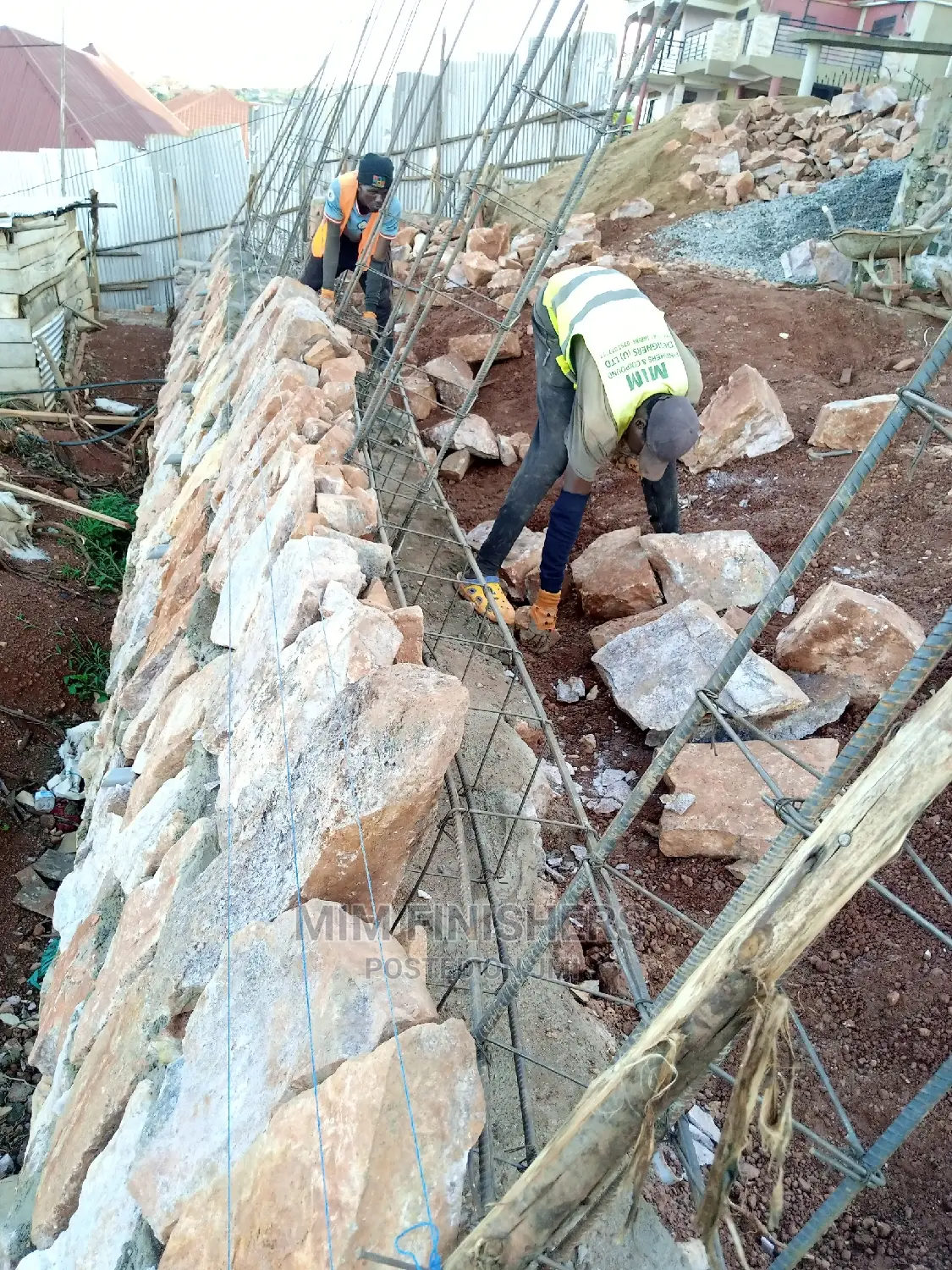 Retaining Wall 2 in Progress