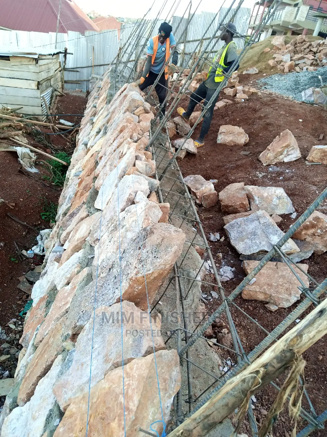 Retaining Wall 2 in Progress