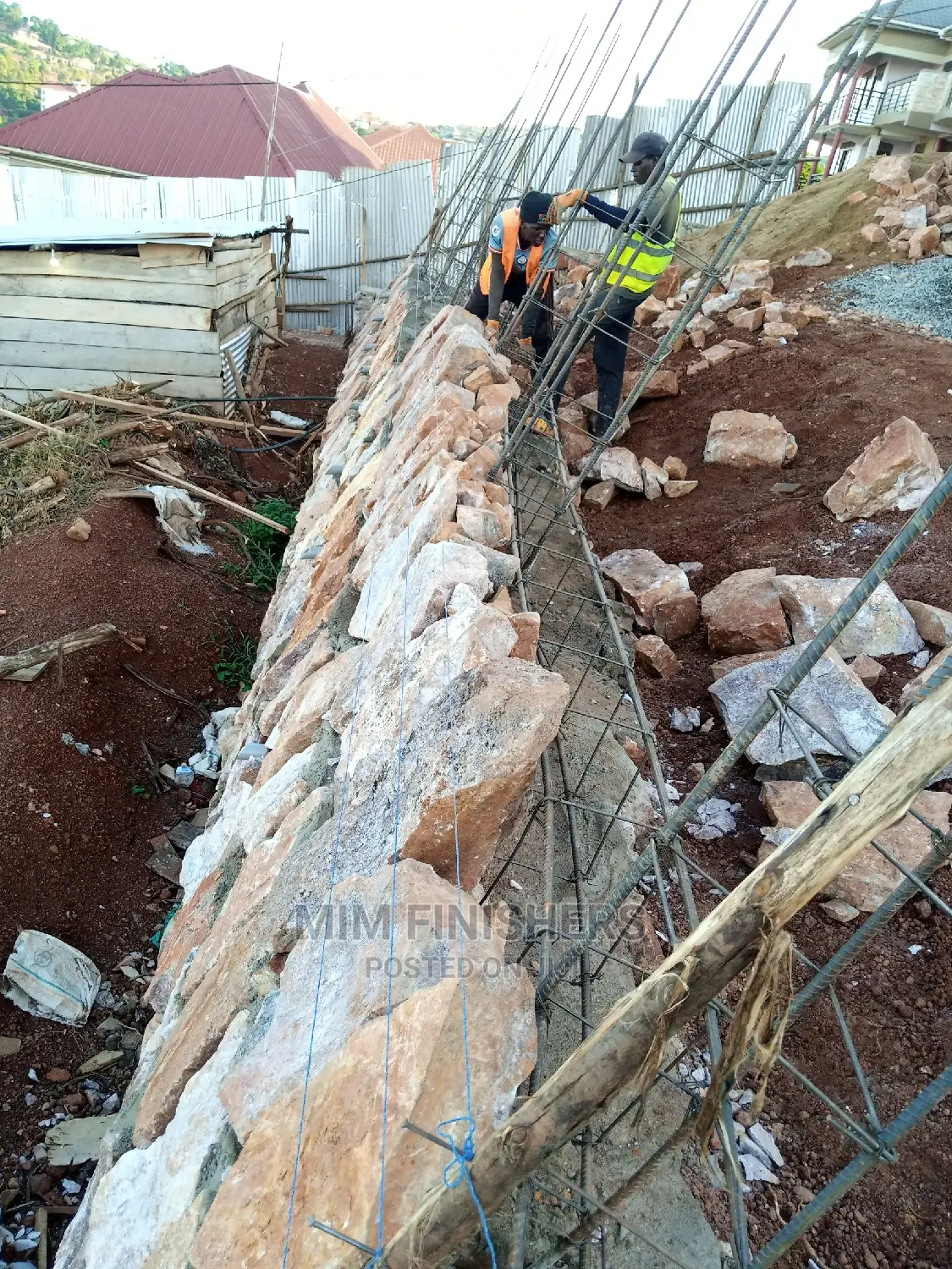 Retaining Wall 2 in Progress