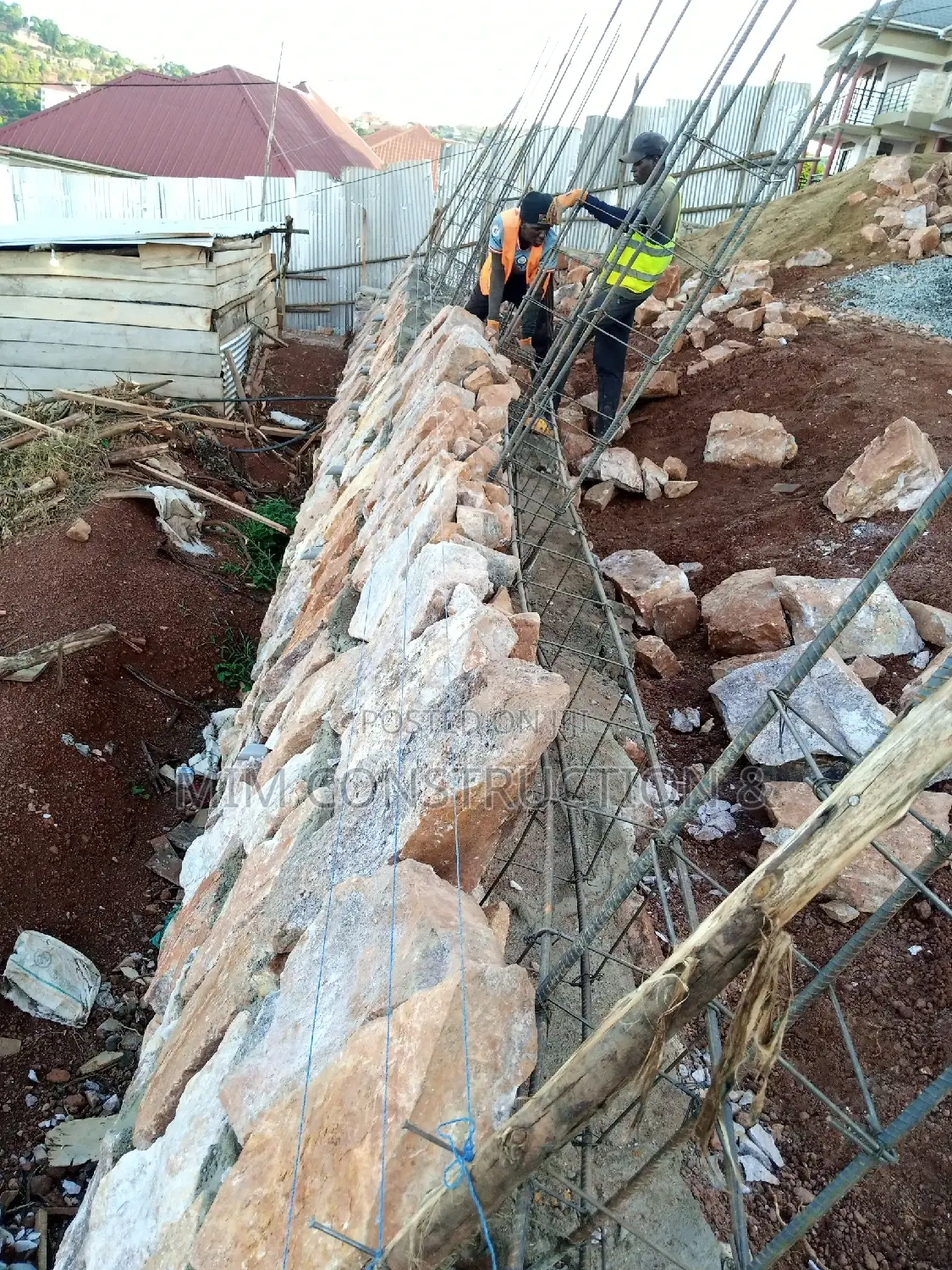Retaining Wall 2 in Progress