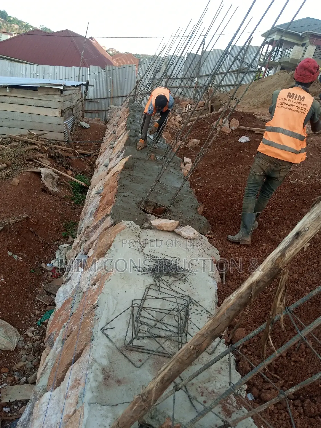 Retaining Wall 2 in Progress