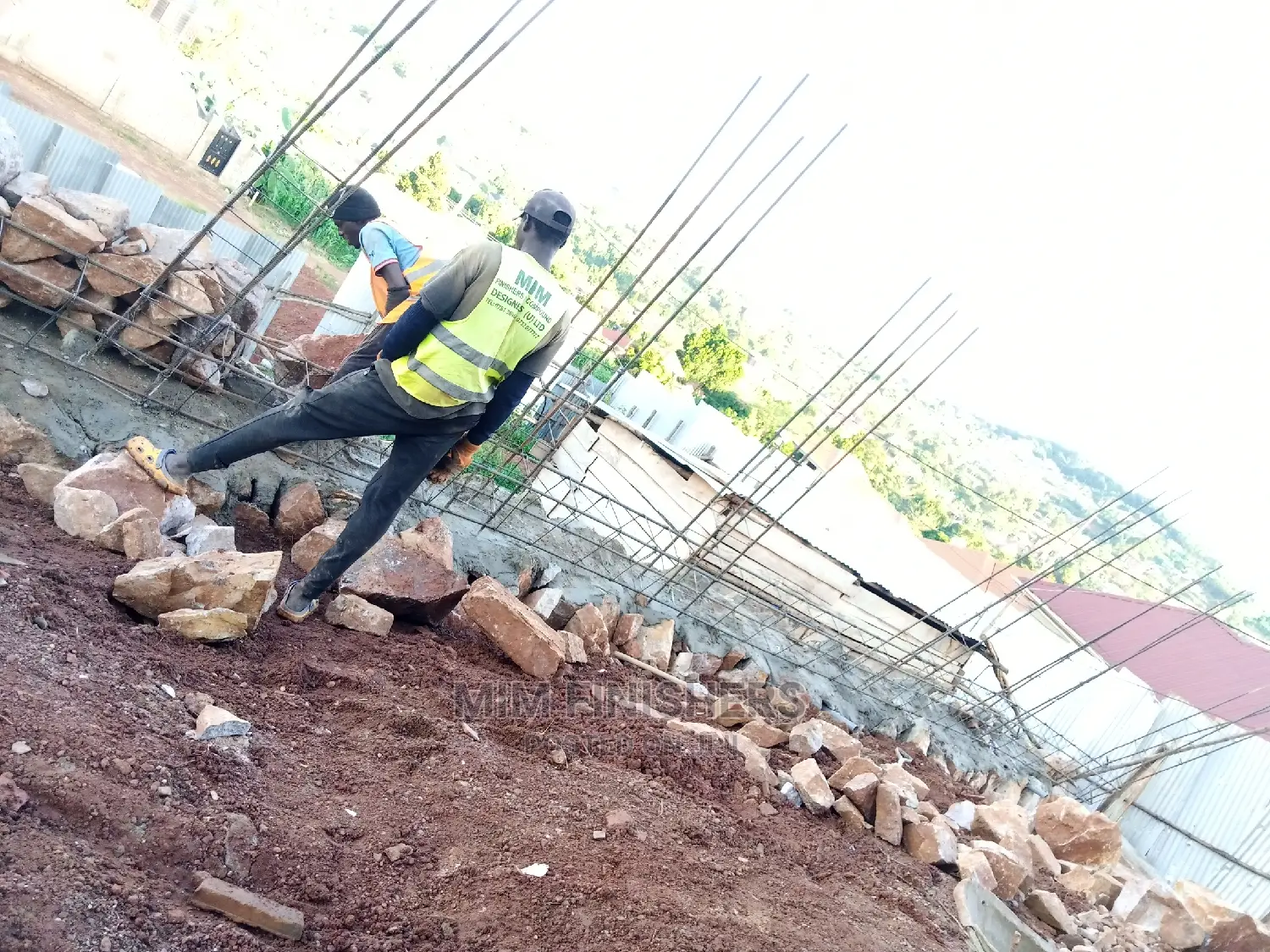 Retaining Wall 2 in Progress