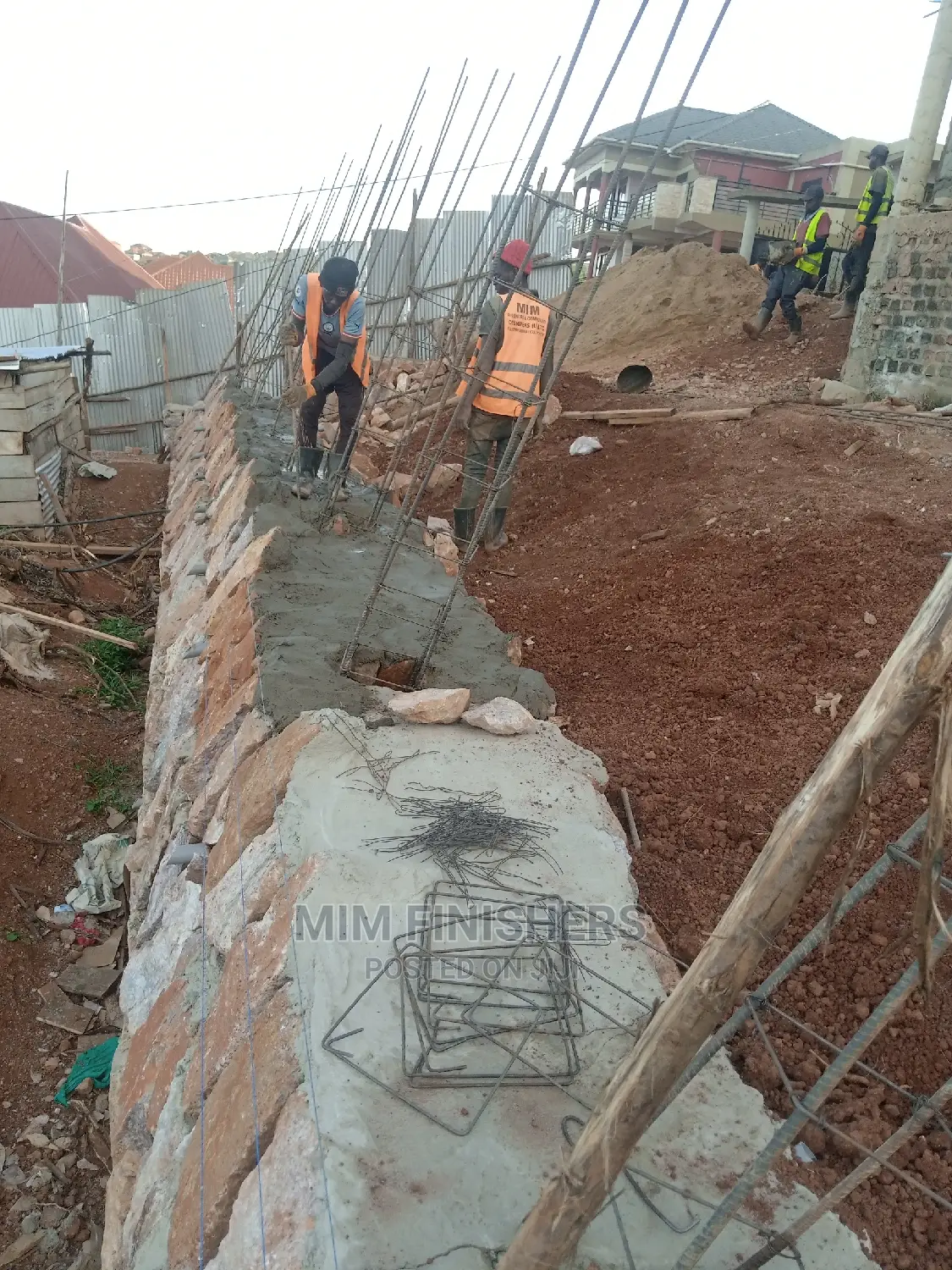 Retaining Wall 2 in Progress