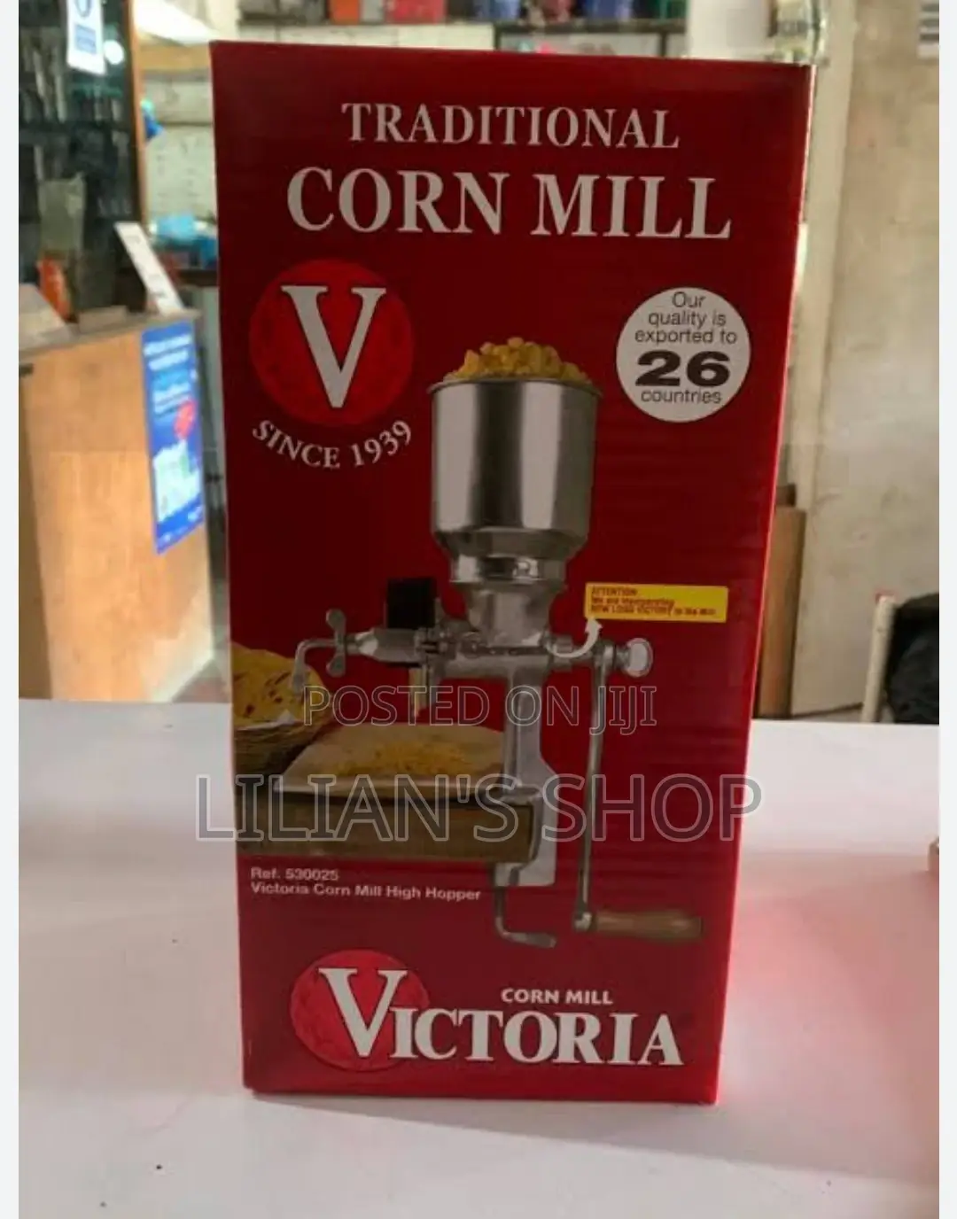 Victoria Grain Miller Hand Grinder Coffee Beans Corn Etc