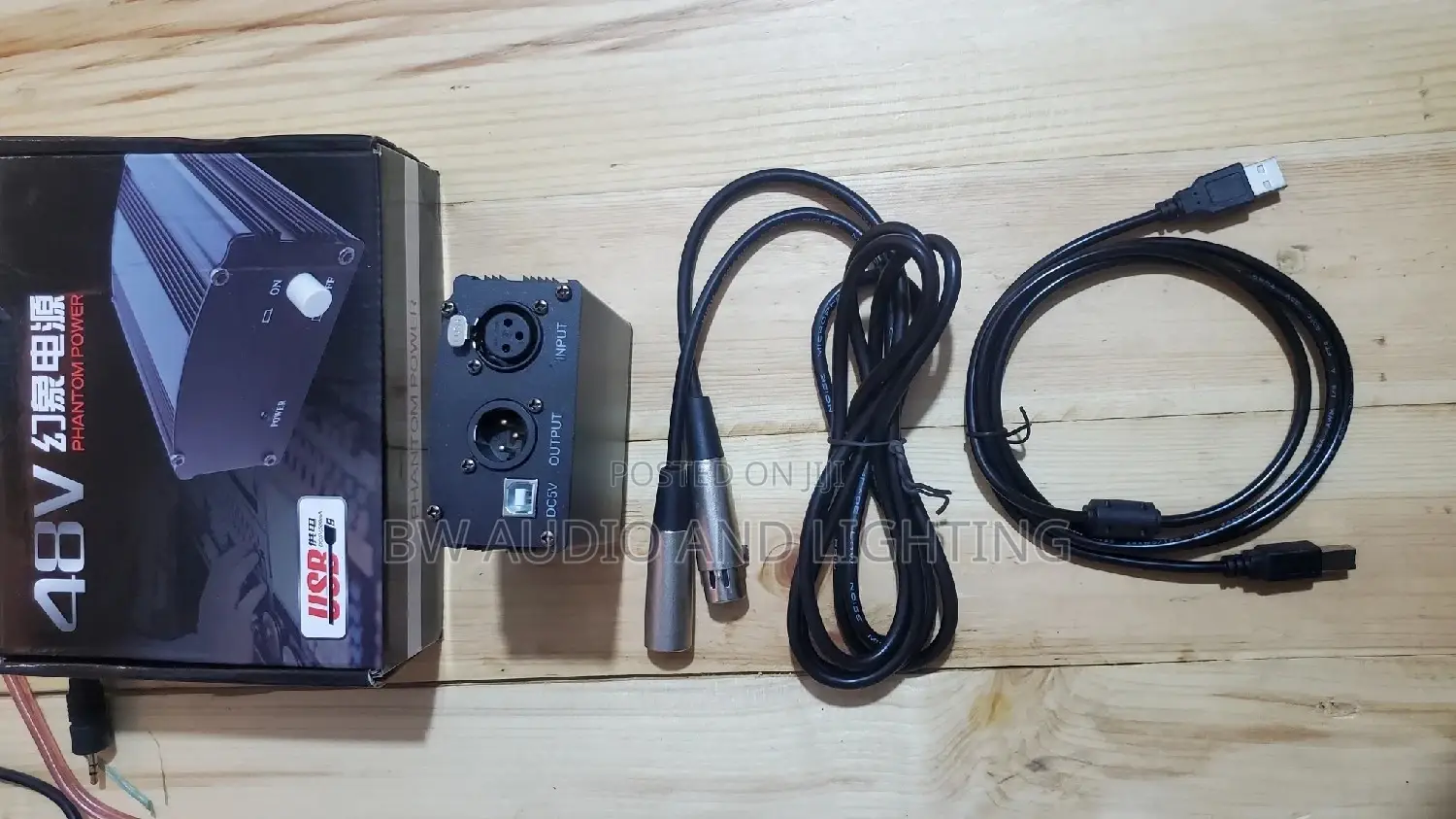 Phantom Power Supply 48v for Condenser Mic