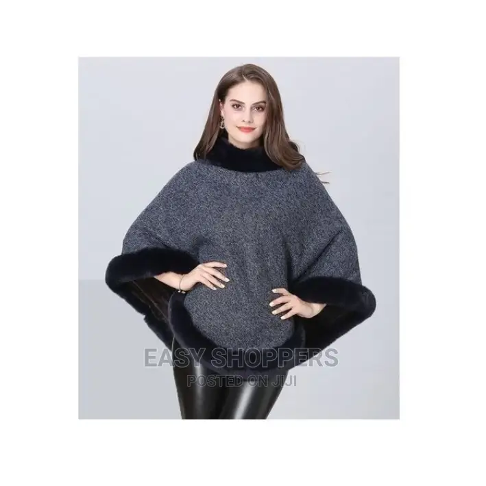 Women's Designer Shawl Poncho Cardigan Sweater