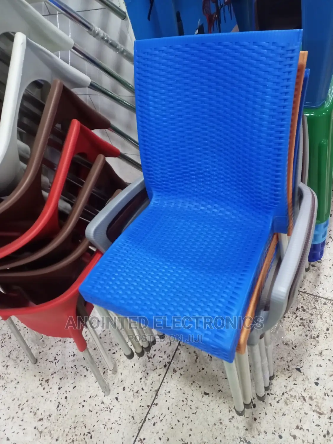 Plastic Chairs Blue