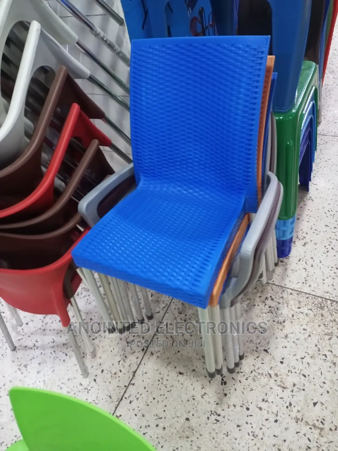 Plastic Chairs Blue