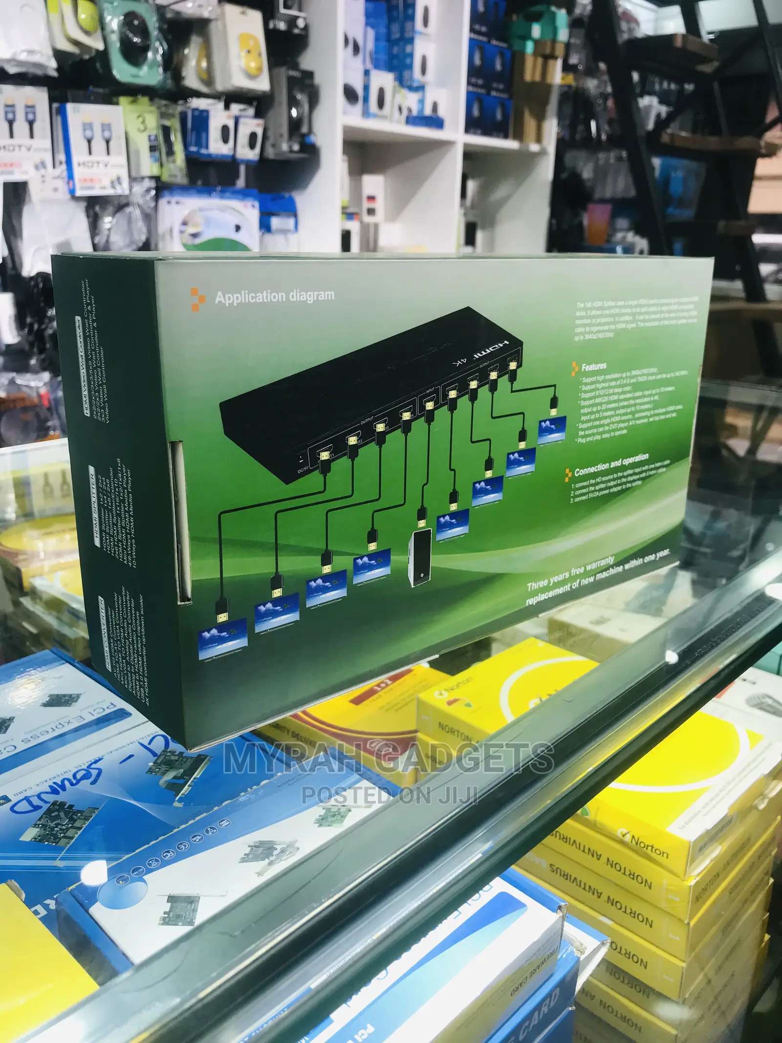 HDMI 4 1X8 Splitter