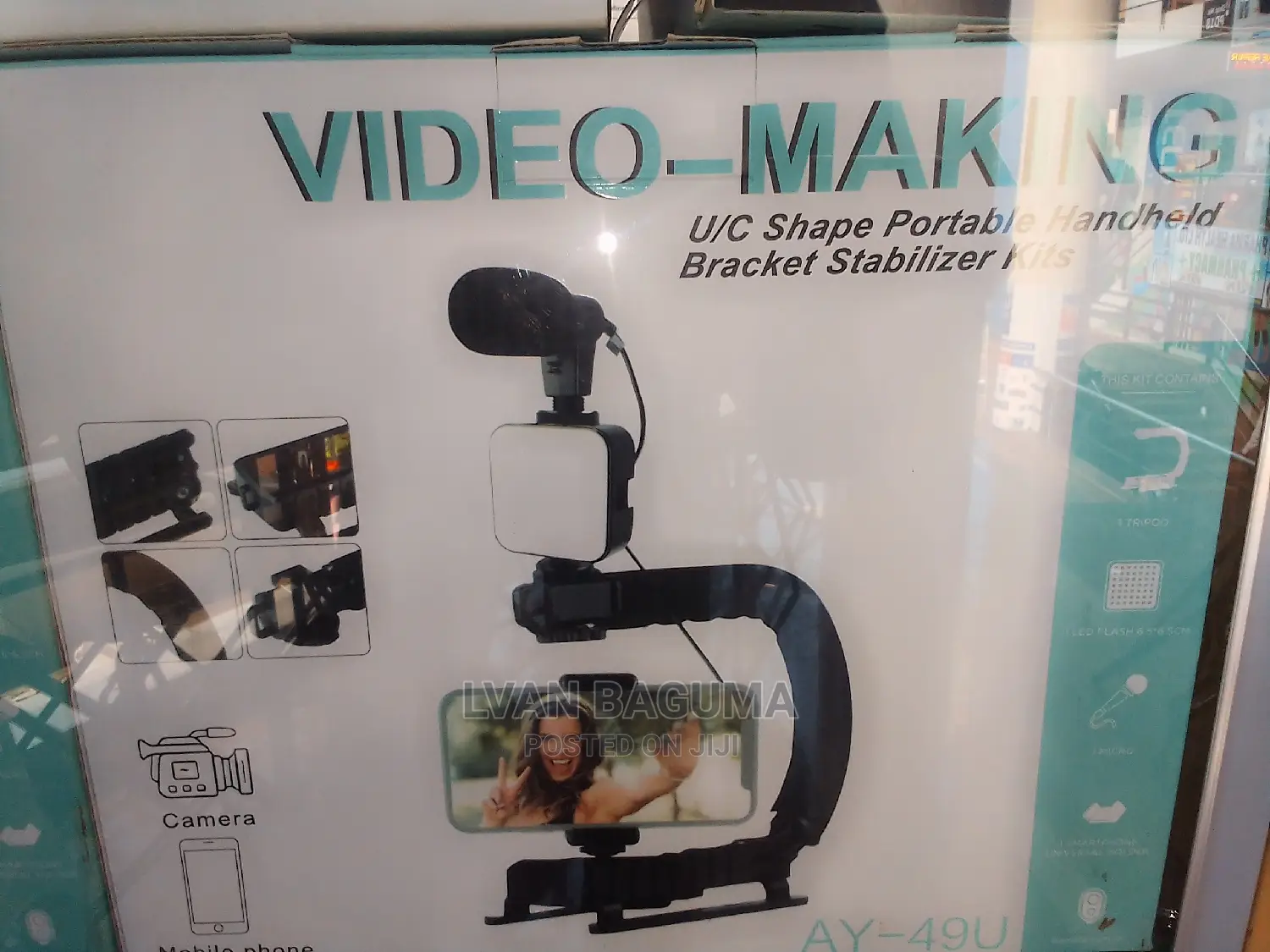 Video Making Camera and Phone Stabilizer Kit - U/C Shape