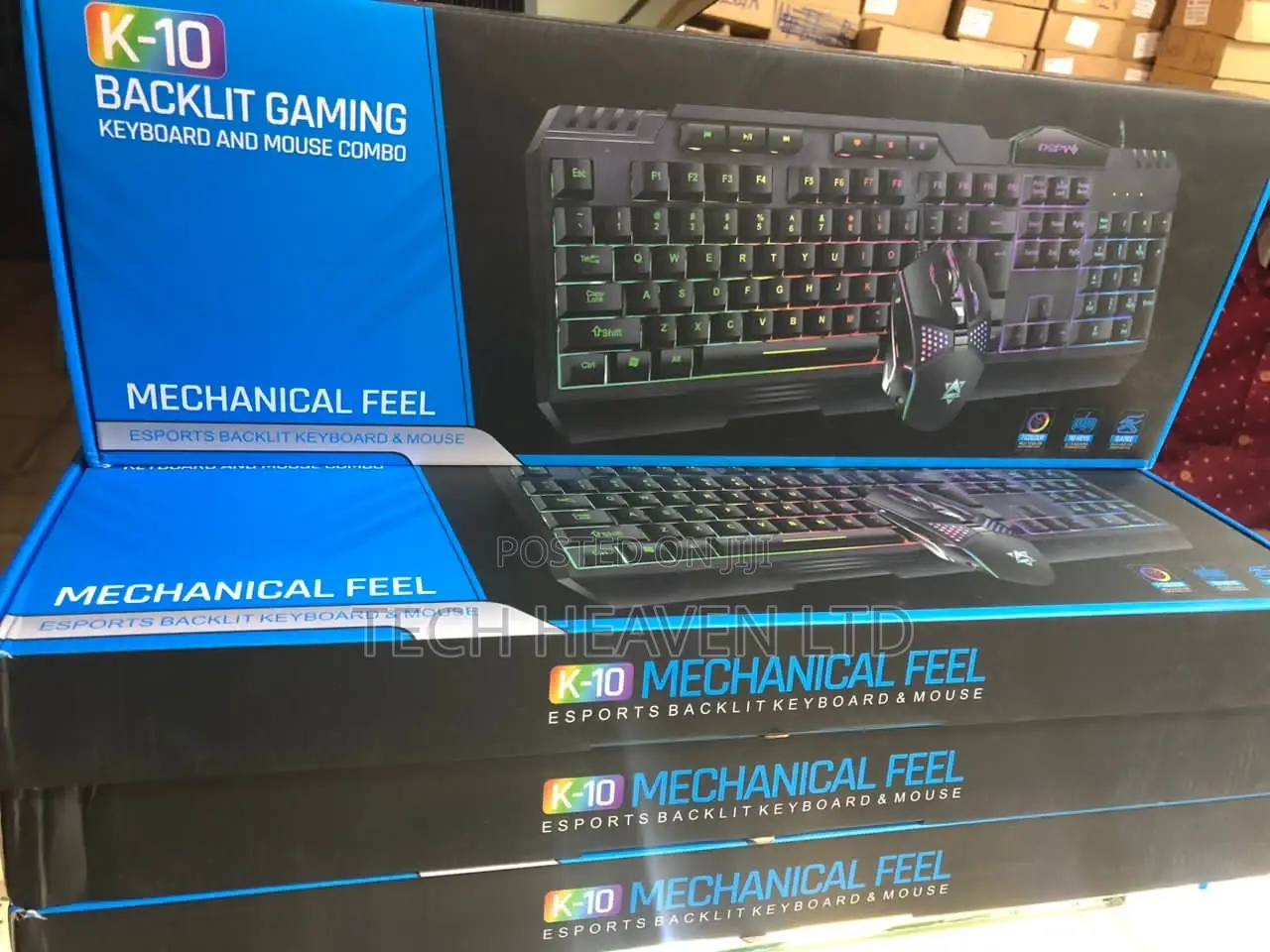Gaming Keyboard and Mouse Combo K-10