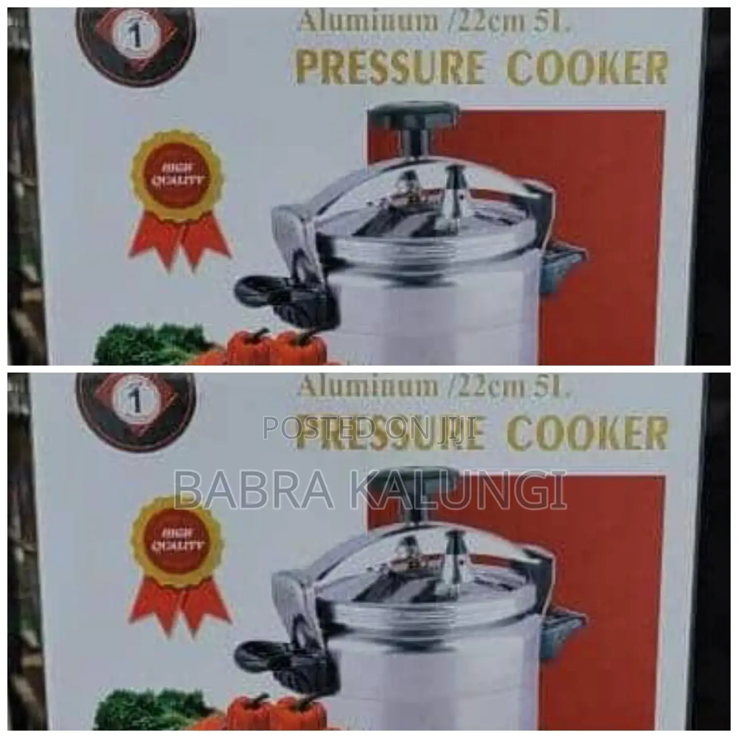 Durable 15l Aluminum Pressure Cooker