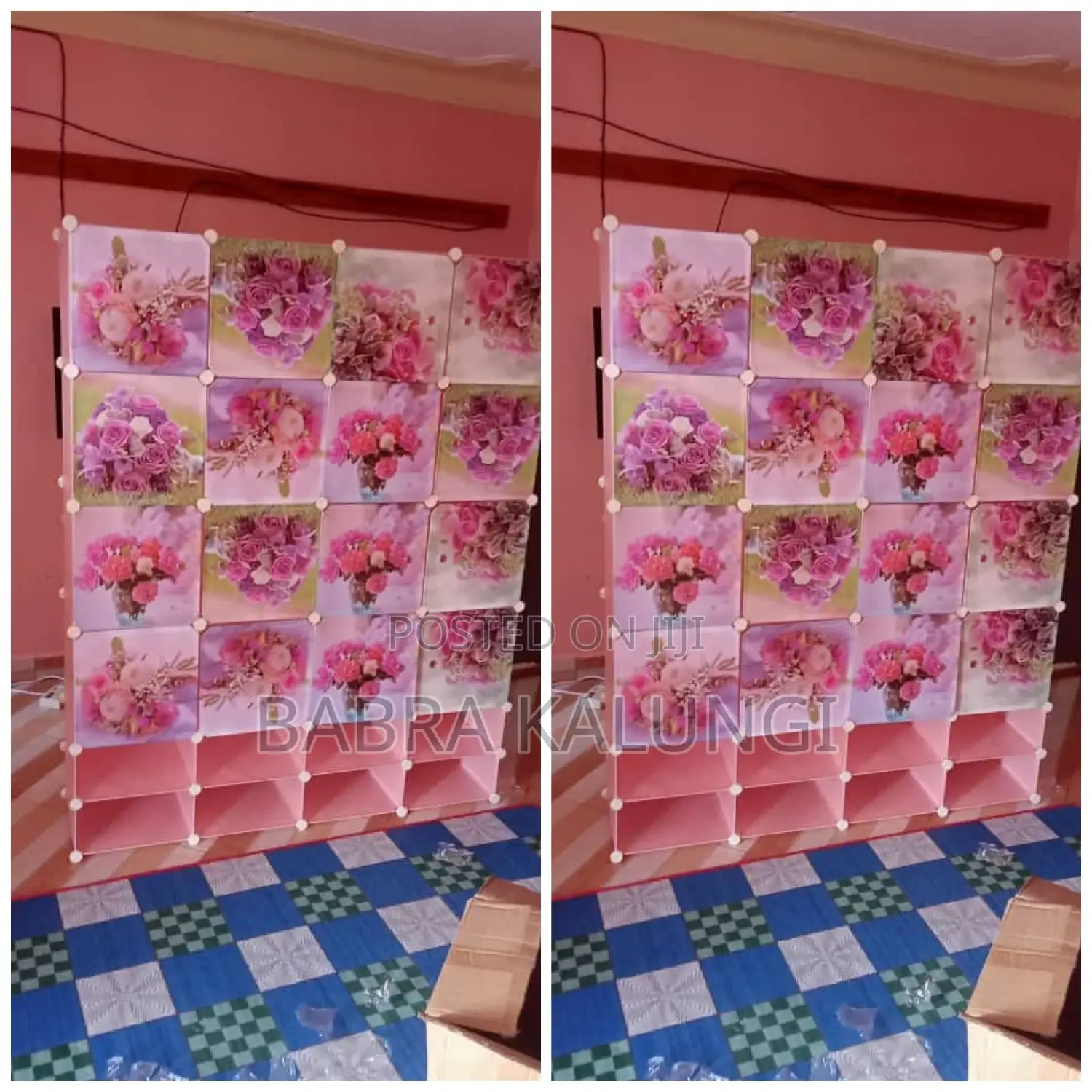 4 Columned Plastic Wardrobe