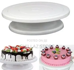 Plastic Cake Plate Turntable.