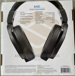 Sterling Audio S400 Studio Headphones 40mm Drivers.